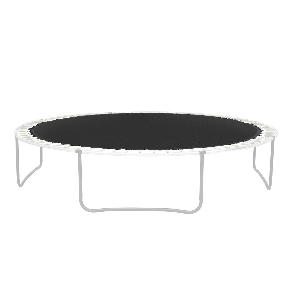 Replacement Trampoline Mat, Jumping Mat Fits 15ft Frame, Universal Jumping Mat for 15ft Round Trampoline, Reinforce UV-Resistant Mat with Spring Tool & Durable V-Rings, Fit 7" Spring Length