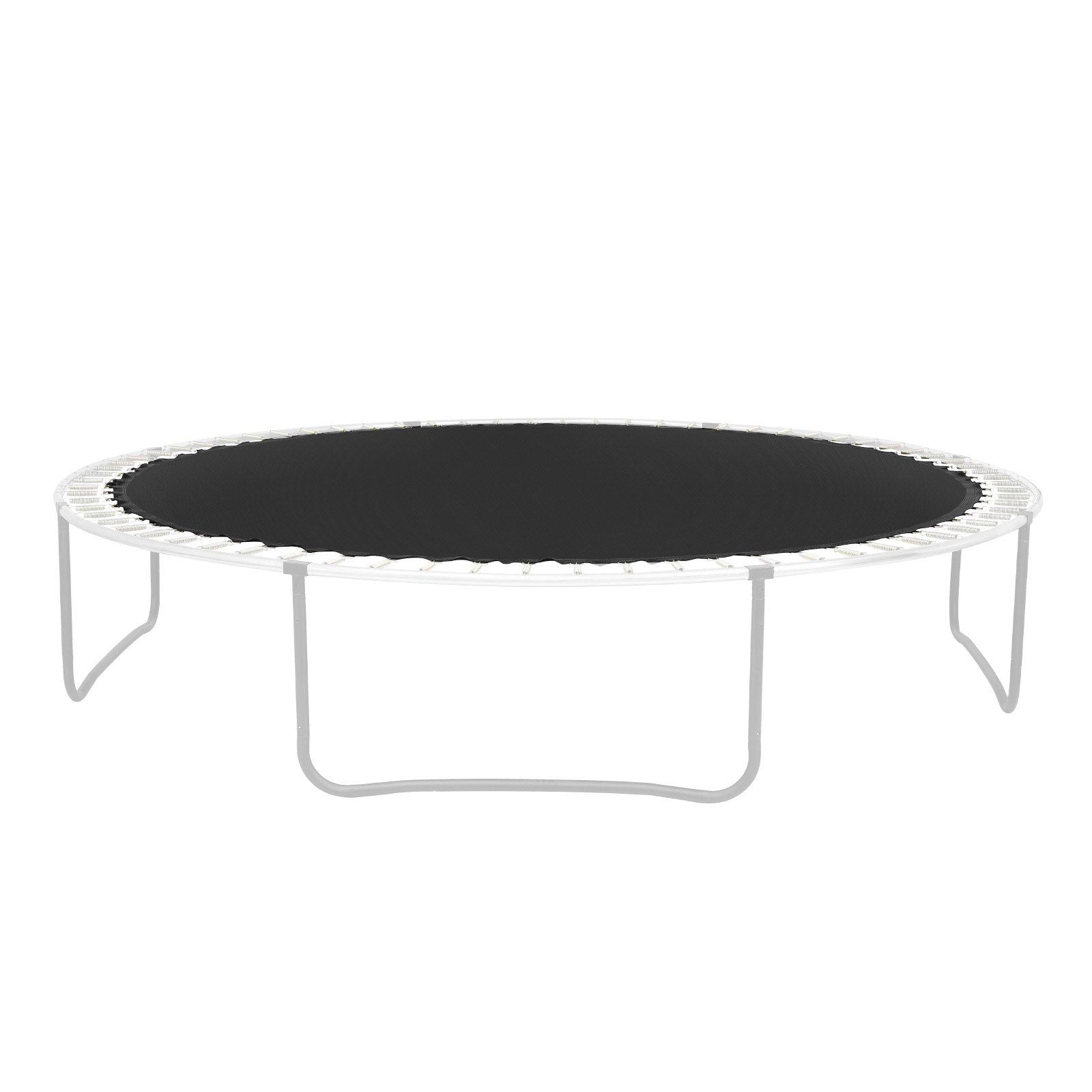 Replacement Trampoline Mat, Jumping Mat Fits 15ft Frame, Universal Jumping Mat for 15ft Round Trampoline, Reinforce UV-Resistant Mat with Spring Tool & Durable V-Rings, Fit 7" Spring Length