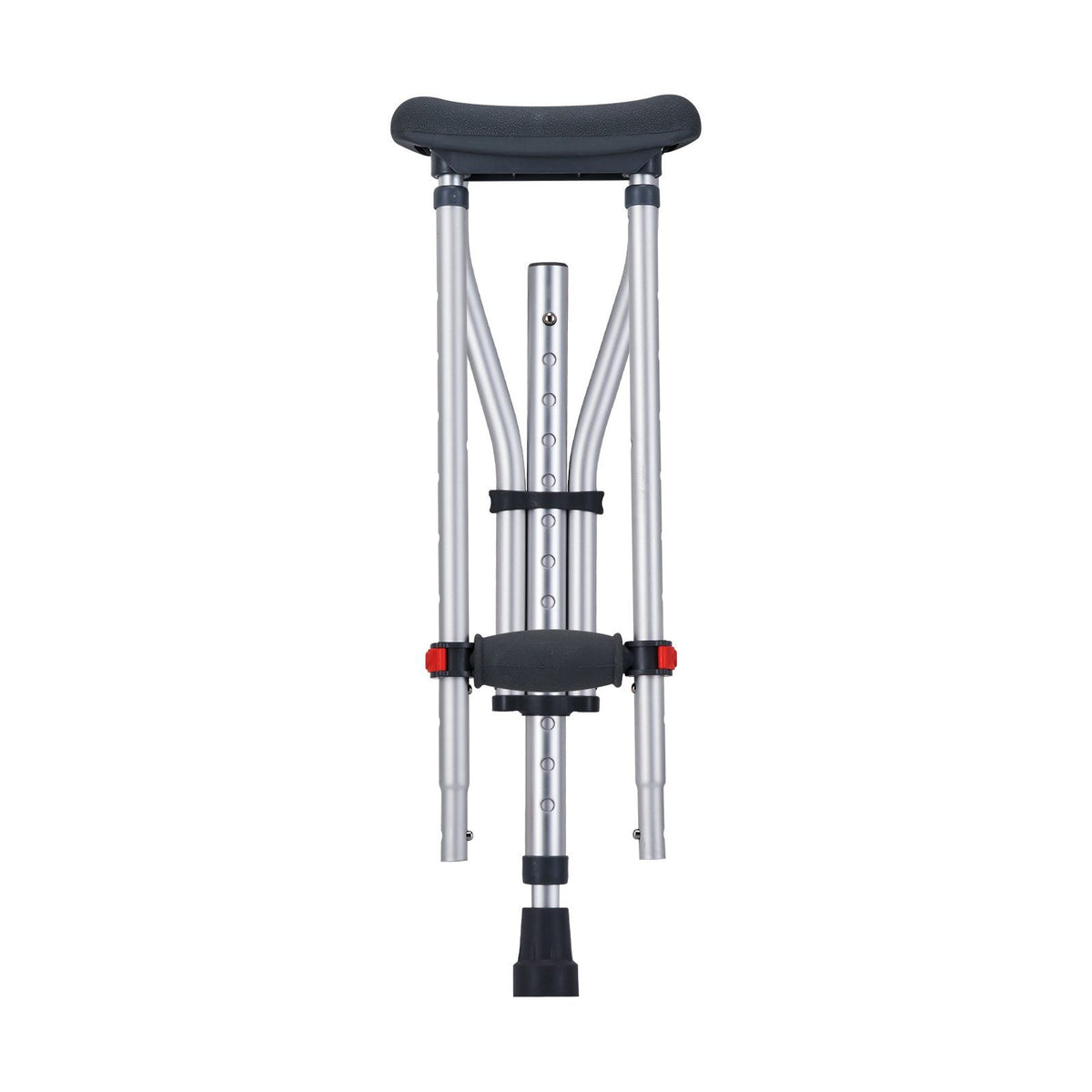 Underarm Crutches, 13-Level Height Adjustable Underarm Walking Crutches, Lightweight Aluminum Crutches for Adults Teenager - with Soft Underarm Pad for Leg Injury Surgery Disabled, 1 Pair 300LBS