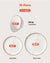 VEVOR 18 PCS Dinnerware Set Ceramic Plates and Bowls Sets Service for 6 White