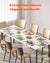 VEVOR 32 PCS Dinnerware Set Ceramic Plates and Bowls Sets Service for 8 White