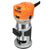VEVOR Wood Router, 1.25HP 800W, Compact Wood Trimmer Router Tool, 30000RPM Max Speed 6 Variable Speeds, with 1/4'' & 5/16'' Collets 12 PCs Milling Cutters Dust Hood, for Woodworking Slotting Trimming