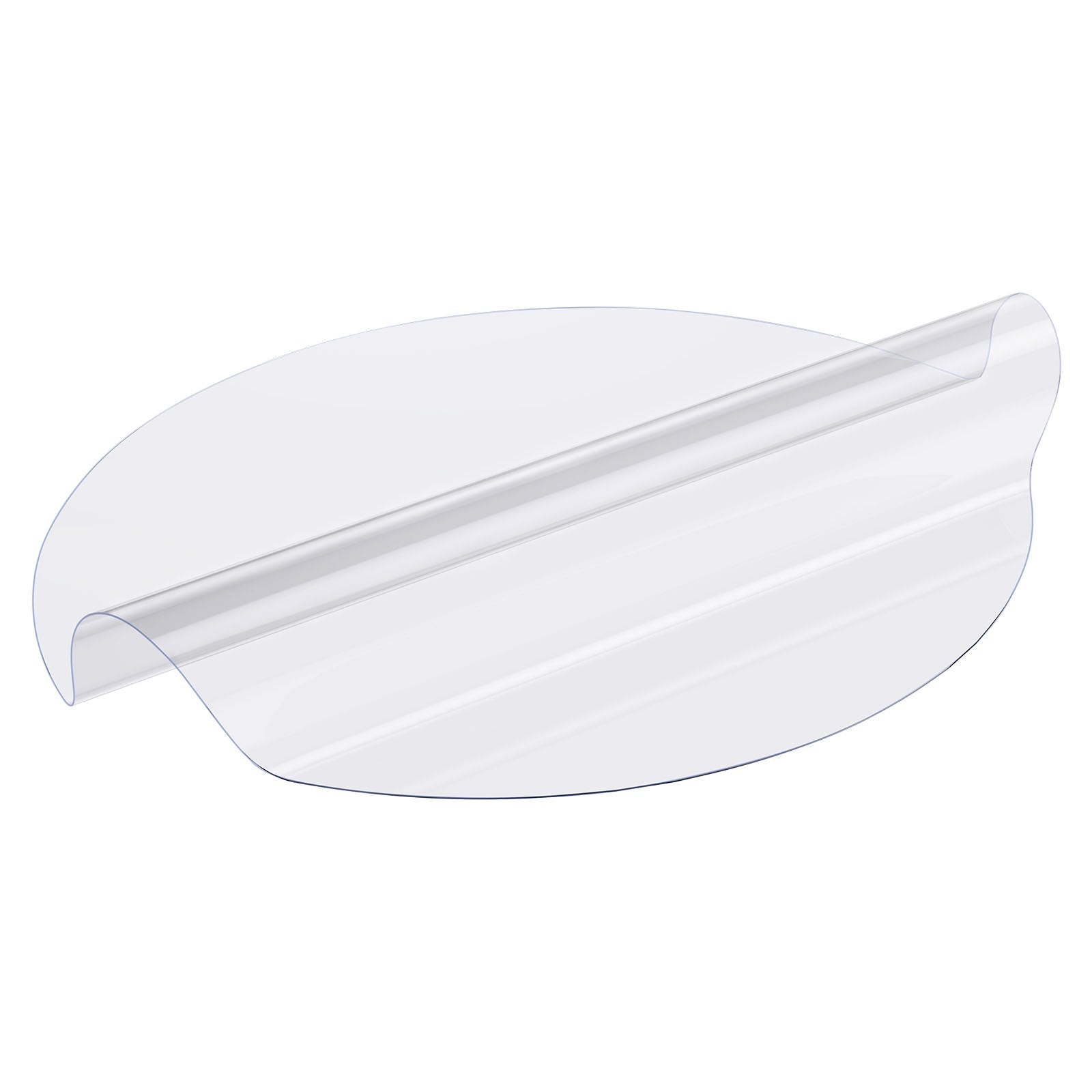 VEVOR Plastic Table Cover, 48 x 48 Inch 2.0 mm Thick Clear Table Protector, Round PVC Desk Mat, Waterproof & Easy Cleaning Desk Pad Tablecloth, for Office Dresser Dining Room Table Night Stand