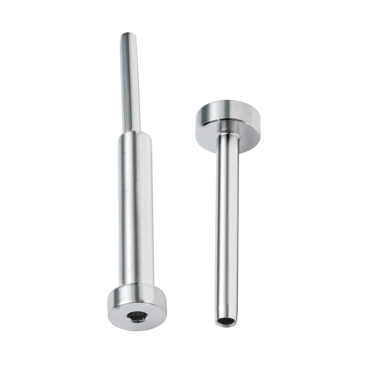 VEVOR 20 Pack Invisible Cable Railing kit, T316 Stainless Steel 3.2mm Invisible Receiver and Swage Stud End for Cable Railing, Swage Tensioner 3.2mm for Wood/Metal Post, Cable Railing Hardware, Silver