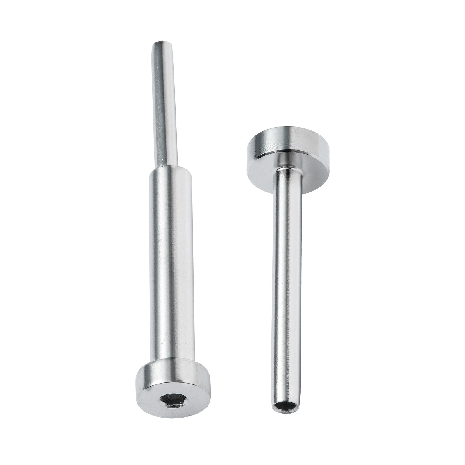 VEVOR 20 Pack Invisible Cable Railing kit, T316 Stainless Steel 3.2mm Invisible Receiver and Swage Stud End for Cable Railing, Swage Tensioner 3.2mm for Wood/Metal Post, Cable Railing Hardware, Silver