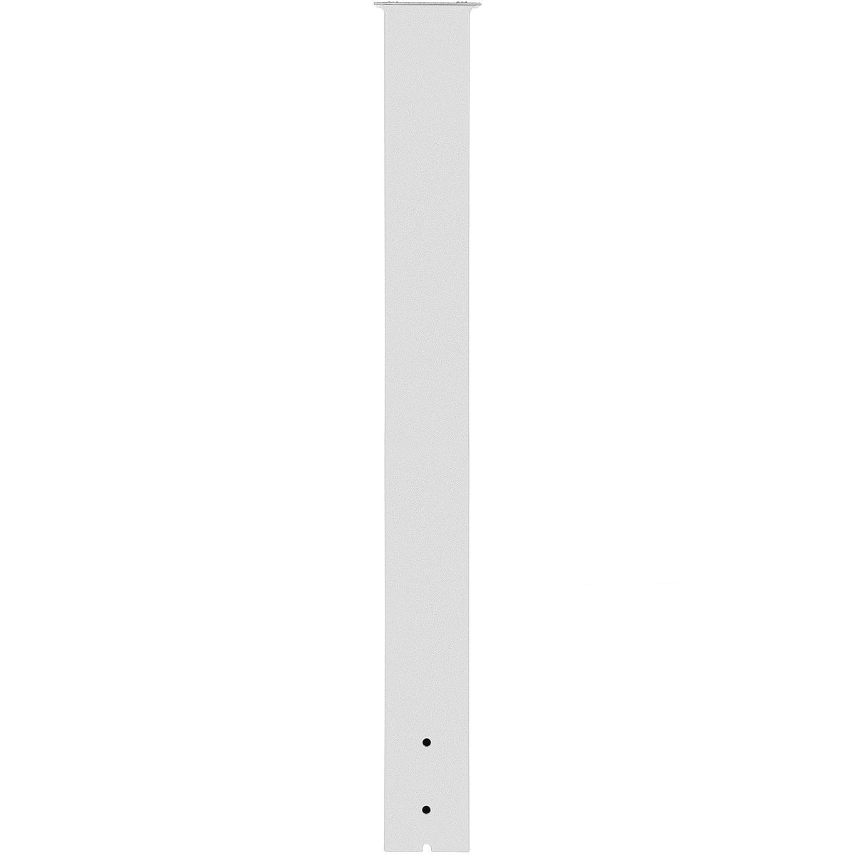 VEVOR Mailbox Post, 43\" High Mailbox Stand, White Powder-Coated Mail Box Post Kit, Q235 Steel Post Stand Surface Mount Post for Sidewalk and Street Curbside, Universal Mail Post for Outdoor Mailbox