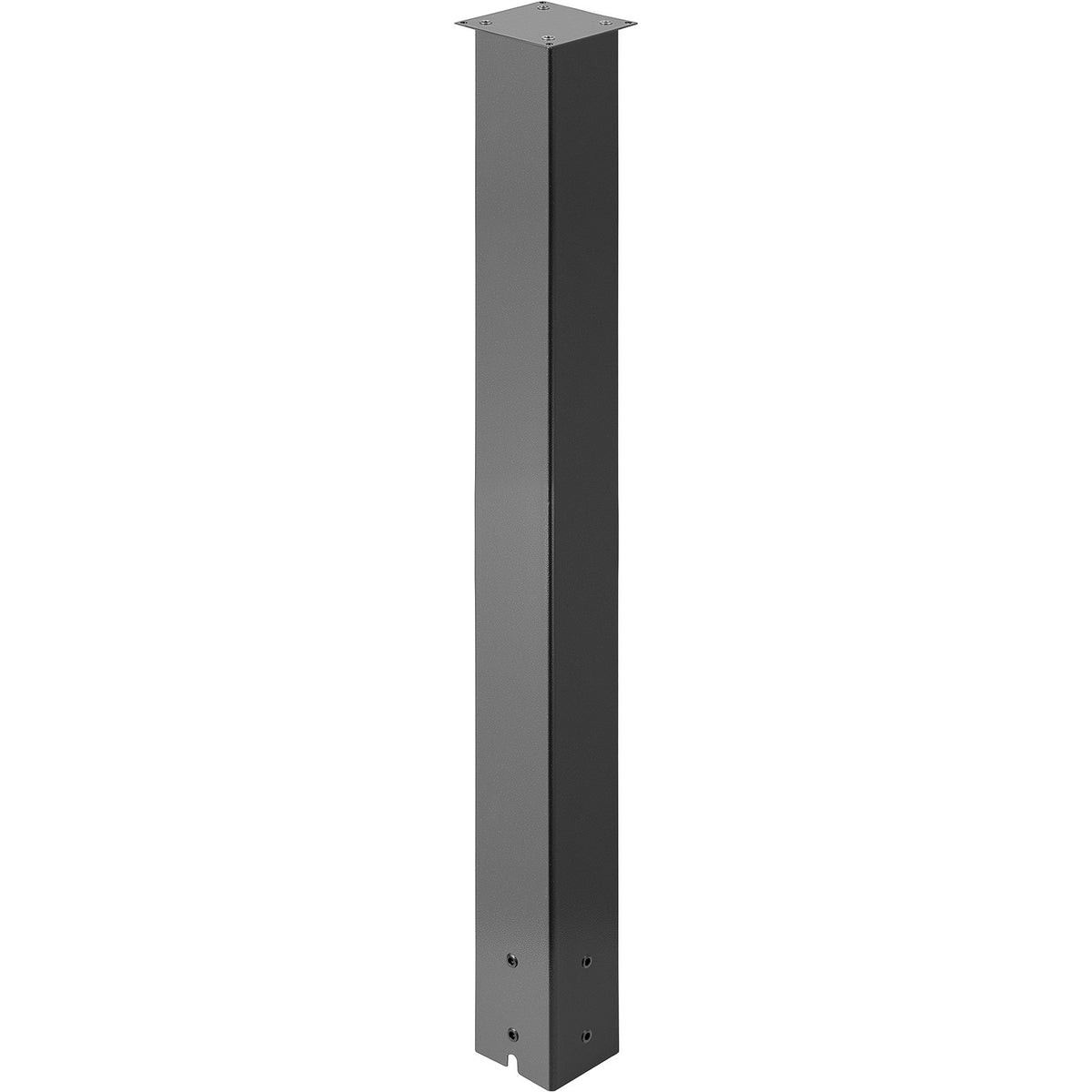 VEVOR Mailbox Post Stand Mail Box Post 43" Black Powder-Coated Steel for Outdoor