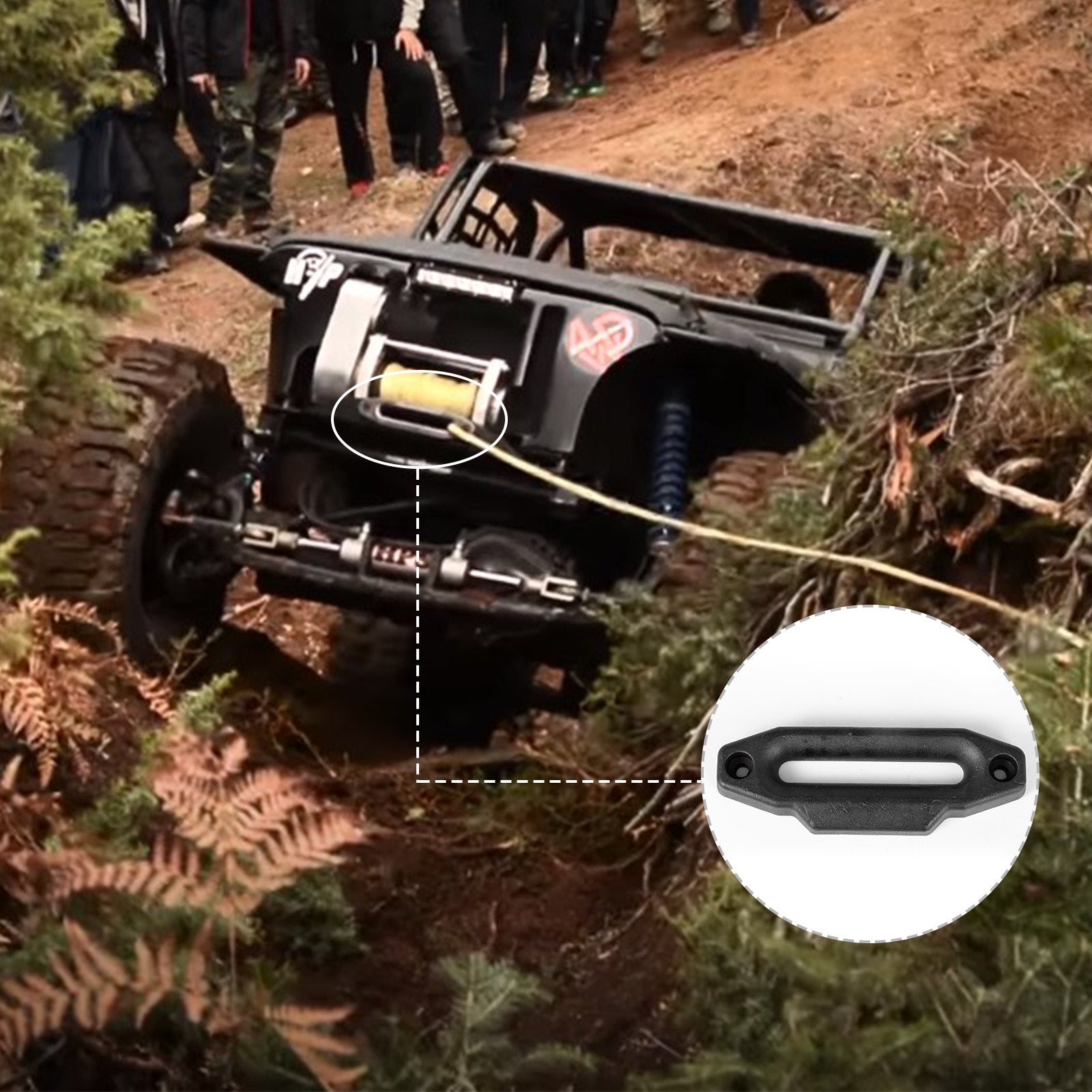VEVOR Industrial Hydraulic Winch 4535kg, Hydraulic Anchor Winch with 24m Strong Steel Cable, Hydraulic Drive Winch Adapter Kit, Utility Winch with Mechanical Lock for Tacoma Yukon Hummer, etc.