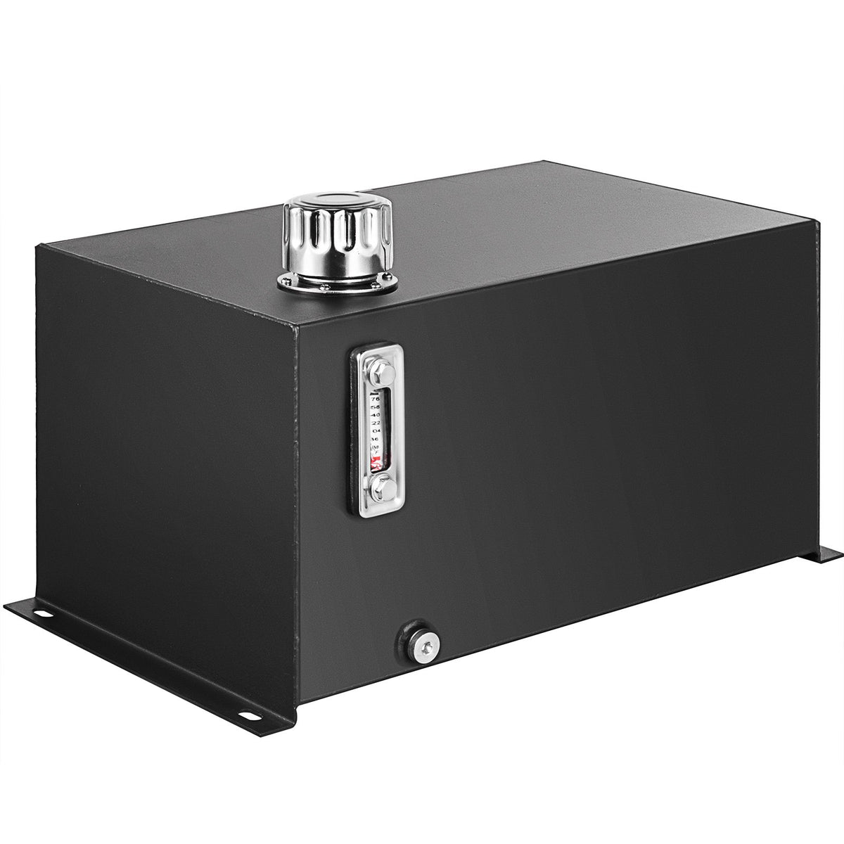 VEVOR Hydraulic Fluid Reservoir Tank 10 Gallon Hydraulic Oil Reservoir Hydraulic Steel Tank Reservoir, Hydraulic Oil Tank Reservoir, Hydraulic Reservoir with a Temp Gauge