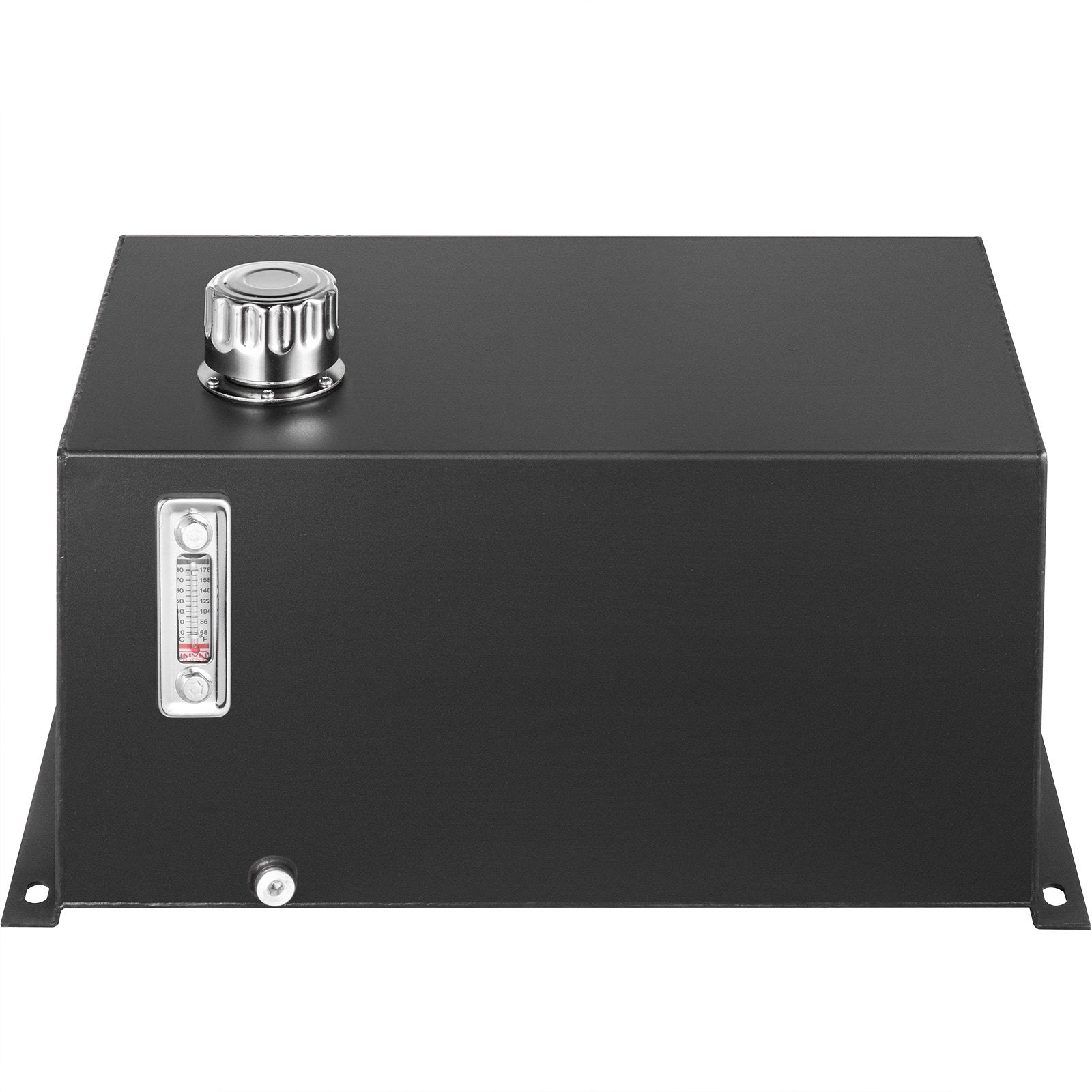 VEVOR Hydraulic Fluid Reservoir Tank 10 Gallon Hydraulic Oil Reservoir Hydraulic Steel Tank Reservoir, Hydraulic Oil Tank Reservoir, Hydraulic Reservoir with a Temp Gauge