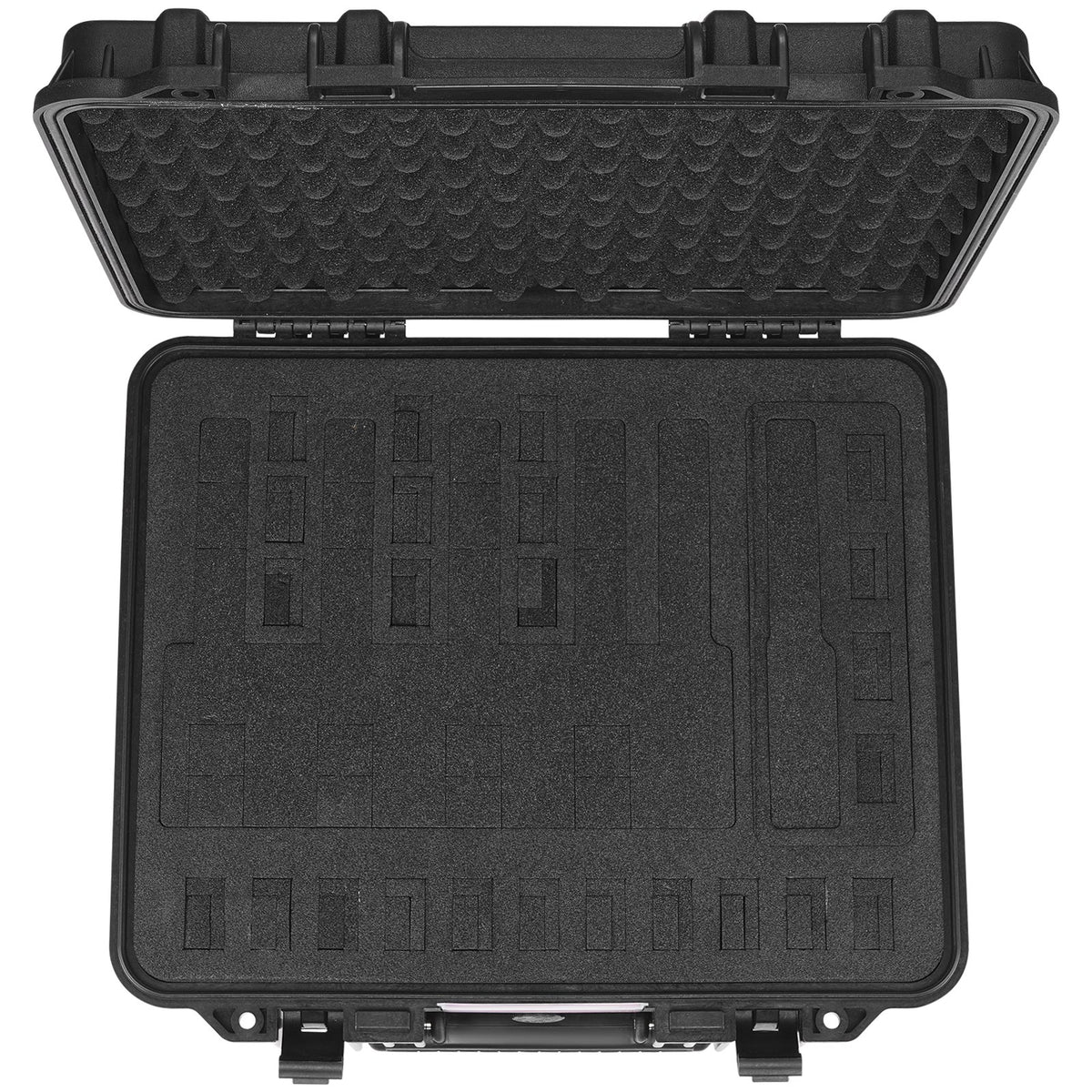VEVOR Hard Pistol Cases with Pre-cut Lining Lockable Pistol Case for 6 Pistol