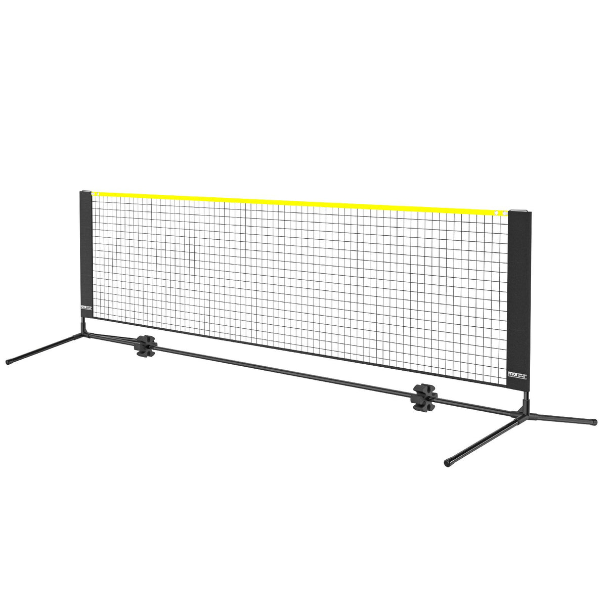 VEVOR Badminton Net, Height Adjustable Volleyball Net, 10ft Wide Foldable Pickleball Net, Portable Easy Setup Tennis Net Set with Poles, Stand and Carry Bag, for Kids Backyard Game Indoor Outdoor Use