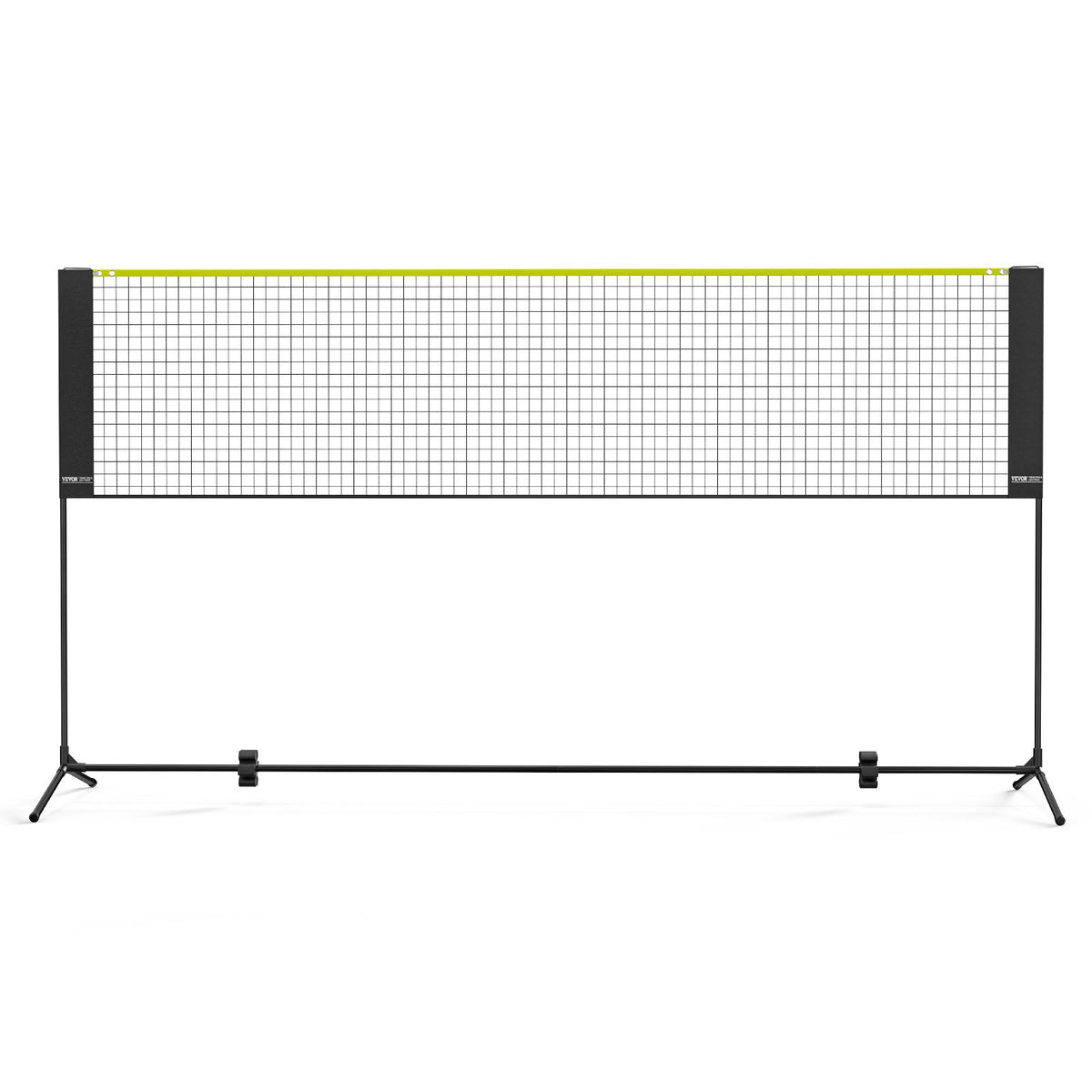 VEVOR Badminton Net, Height Adjustable Volleyball Net, 10ft Wide Foldable Pickleball Net, Portable Easy Setup Tennis Net Set with Poles, Stand and Carry Bag, for Kids Backyard Game Indoor Outdoor Use