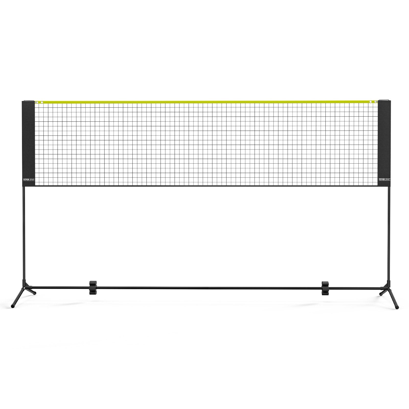 VEVOR Badminton Net, Height Adjustable Volleyball Net, 10ft Wide Foldable Pickleball Net, Portable Easy Setup Tennis Net Set with Poles, Stand and Carry Bag, for Kids Backyard Game Indoor Outdoor Use