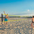 VEVOR Badminton Net Set, Outdoor Backyard Beach Park Badminton Net, Portable Badminton Equipment Set, Adults Kids Badminton Net with Poles, Carrying Bag, 4 Iron Rackets, and 3 Nylon Shuttlecocks