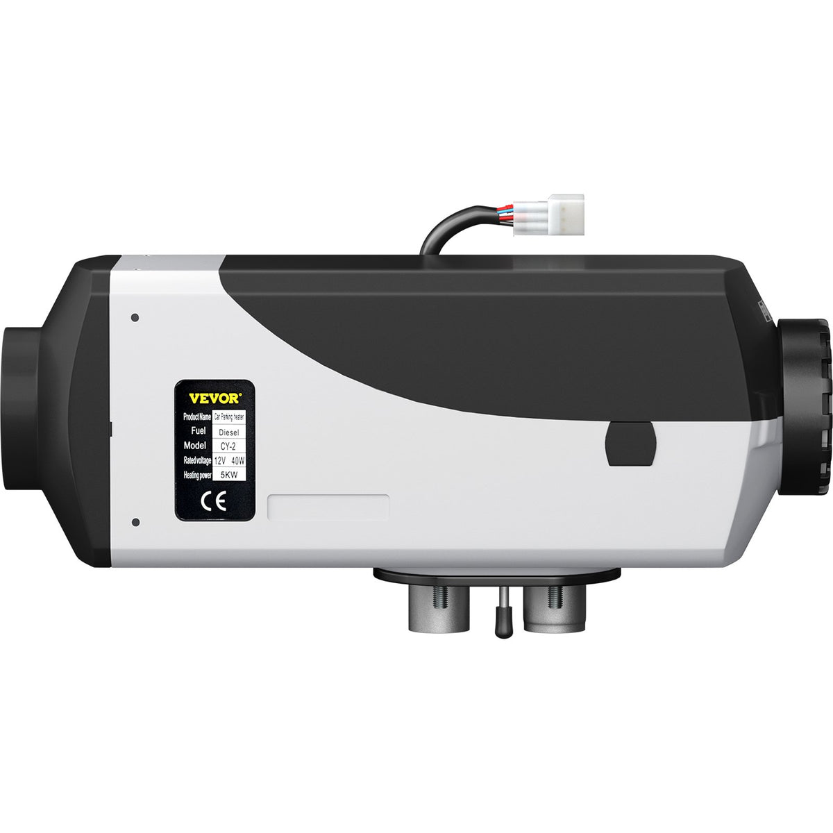 VEVOR 5KW Diesel Air Heater 10L Tank Diesel Heater 12V Diesel Parking Heater Muffler with LCD Thermostat and Remote Control for RV Bus Trailer Motor-home and Boats