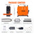 VEVOR 8 KW Diesel Air Heater, Bluetooth App Control All-on-one Diesel Heater with Automatic Altitude Adjustment, Remote Control and LCD, Portable Parking Heater for Home RV Trailer Camper Van Boat