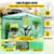 VEVOR 12\'x 8\'x 8\' Pop-Up Greenhouse, Set Up in Minutes, Portable Greenhouse with Doors & Windows. High Strength PE Cover & Powder-Coated Steel Construction