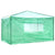 VEVOR 12\'x 8\'x 8\' Pop-Up Greenhouse, Set Up in Minutes, Portable Greenhouse with Doors & Windows. High Strength PE Cover & Powder-Coated Steel Construction
