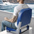 VEVOR Boat Seat, 480 mm Low Back Boat Seat, Folding Boat Chair with Thickened Sponge Padding and Hinge, Fold-Down Boat Captain Chair for Fishing Boat, Sightseeing Boat, Speedboat, Canoe, 1-Piece