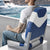 VEVOR Boat Seats, 555 mm High Back Boat Seat, Folding Boat Chair with Thickened Sponge Padding and Hinge, Fold-Down Boat Captain Chairs for Fishing Boat, Sightseeing Boat, Speedboat, Canoe, 2-Pack