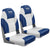 VEVOR Boat Seats, 555 mm High Back Boat Seat, Folding Boat Chair with Thickened Sponge Padding and Hinge, Fold-Down Boat Captain Chairs for Fishing Boat, Sightseeing Boat, Speedboat, Canoe, 2-Pack