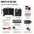VEVOR Diesel Air Heater 8KW, All in One 12V Truck Heater, Parking Heater with Black LCD, Remote Control, Fast Heating Diesel Heater for RV Truck, Boat, Bus, Car Trailer, Motorhomes