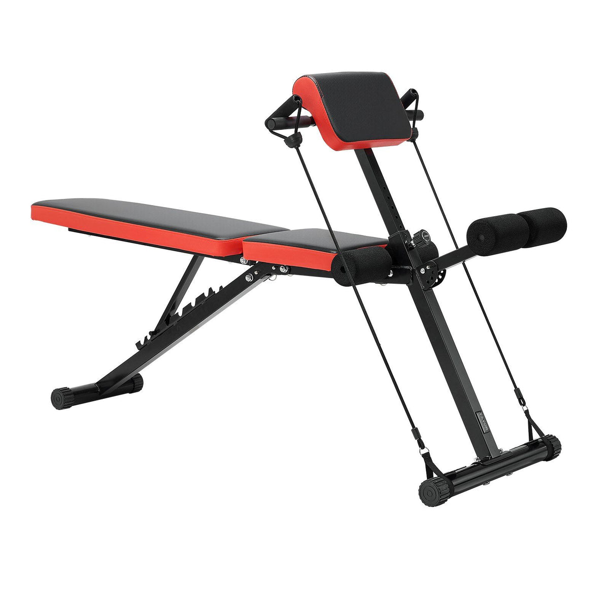 Multi-Functional Weight Bench for Full Body Workout, Roman Chair Hyperextension Bench, 770 lbs Adjustable &amp; Foldable Equipment for Back Arm Core Ab Workout, Sit Up Exercise Machine for Home Gym