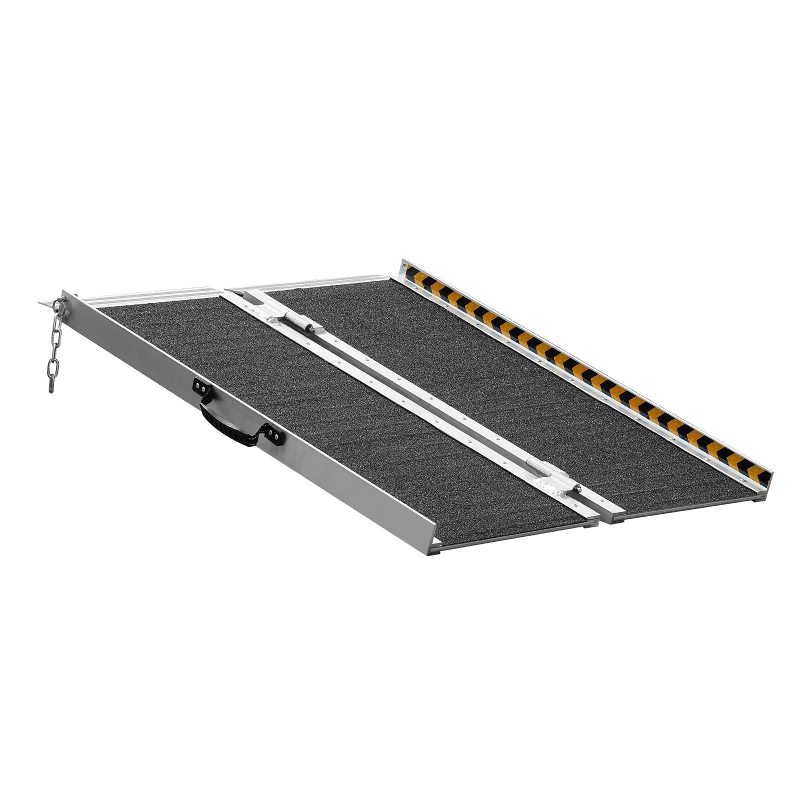 VEVOR Portable Wheelchair Ramp 2FT, Non-Slip Aluminum Folding Handicap Ramp, Door Threshold Ramps for Wheelchair for Home,Wheel Chair Ramp Steps, Cars, Scooter, Cart, Curbs, Stairs