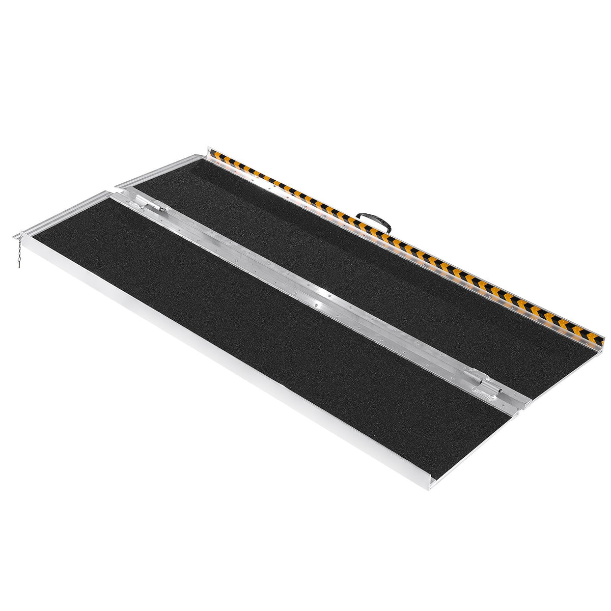 VEVOR Portable Wheelchair Ramp, 183 cm 363 kg Capacity, Non-Slip Aluminum Folding Threshold Ramp, Foldable Mobility Scooter Ramp Wheel Chair Ramp, Handicap Ramp for Home Steps, Stairs, Doorways, Curbs