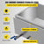 VEVOR Maple Syrup Evaporator Pan 76x41x24 cm Stainless Steel Maple Syrup Boiling Pan with Valve for Boiling Maple Syrup