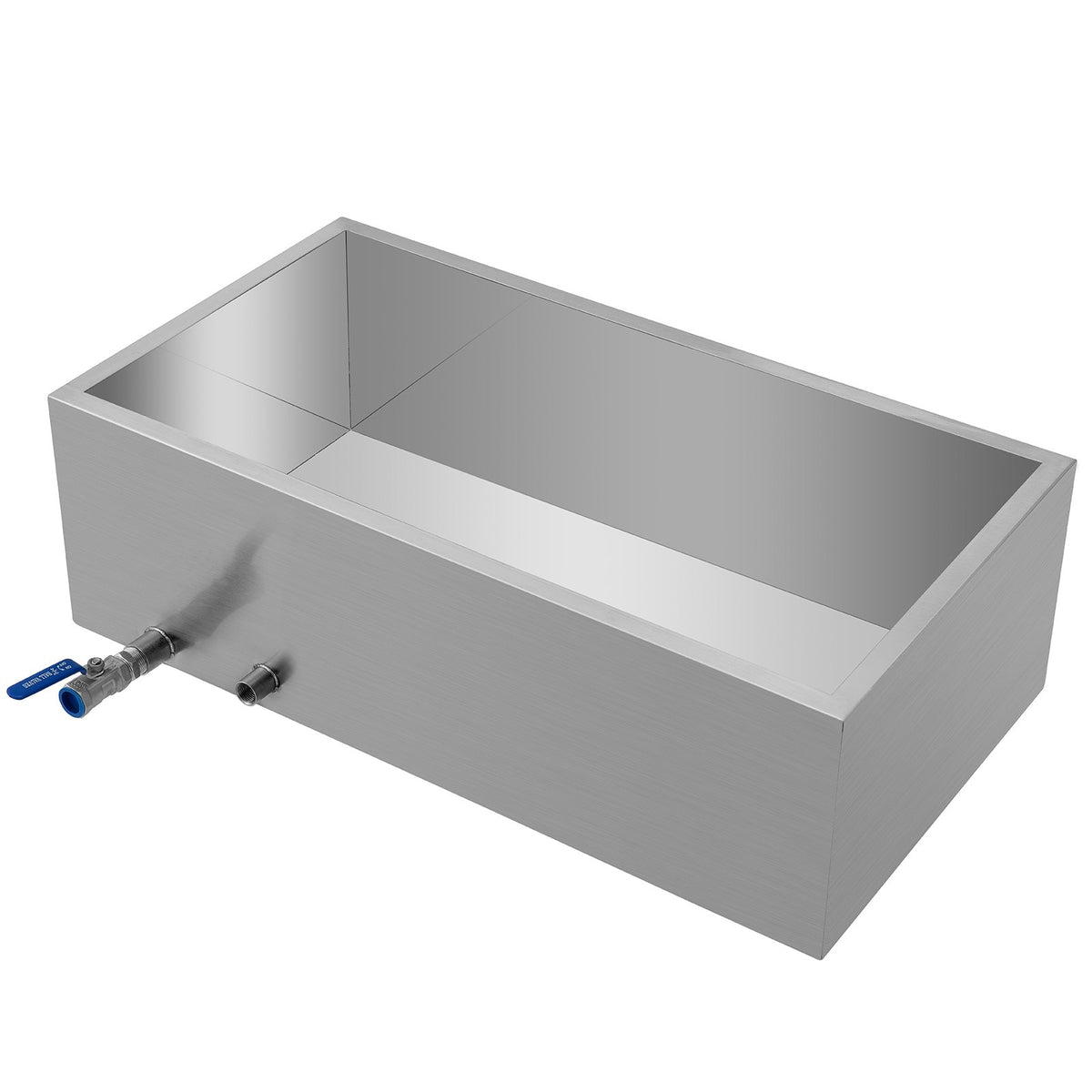 VEVOR Maple Syrup Evaporator Pan 76x41x24 cm Stainless Steel Maple Syrup Boiling Pan with Valve for Boiling Maple Syrup