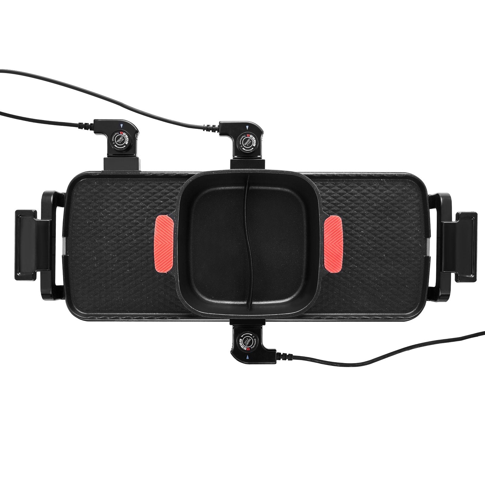 VEVOR Hot Pot with Grill 2300W 2-in-1 Electric Smokeless BBQ with Removable Pot