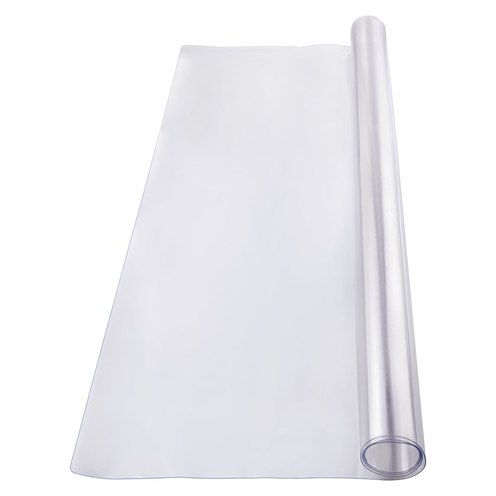 VEVOR Plastic Table Cover, 40 x 60 Inch 1.5 mm Thick Clear Table Protector, Rectangle PVC Desk Mat, Waterproof & Easy Cleaning Desk Pad Tablecloth, for Office Dresser Dining Room Table Night Stand
