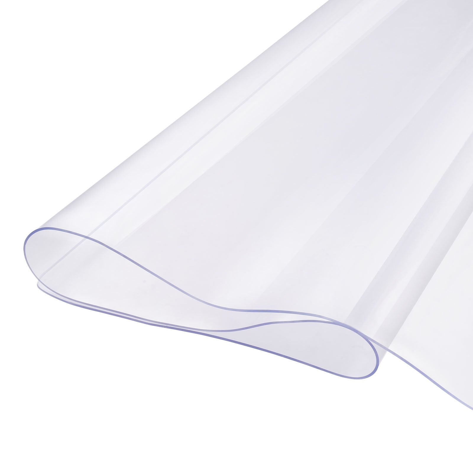 VEVOR Plastic Table Cover, 40 x 60 Inch 2.0 mm Thick Clear Table Protector, Rectangle PVC Desk Mat, Waterproof & Easy Cleaning Desk Pad Tablecloth, for Office Dresser Dining Room Table Night Stand