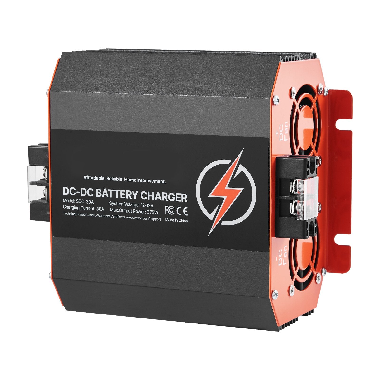 VEVOR 12V 30A DC to DC Charger Battery Charger 375W for Lead-Acid Lithium AGM