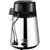 VEVOR 1.1 Gal Water Distiller, 0.3 Gal/H, 750W Distilled Water Maker Machine 0-99H Timing Set Temp Display, 304 Stainless Steel Countertop Distiller Glass Carafe Cleaning Powder 3 Carbon Packs, Silver