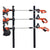 VEVOR Trimmer Rack, 3 Place Weeder Trimmer Rack, Locking Trim Holder Landscape Trailer Rack Carrier Mount on Open Pickup/Trailer Enclosed Trailers, Pair