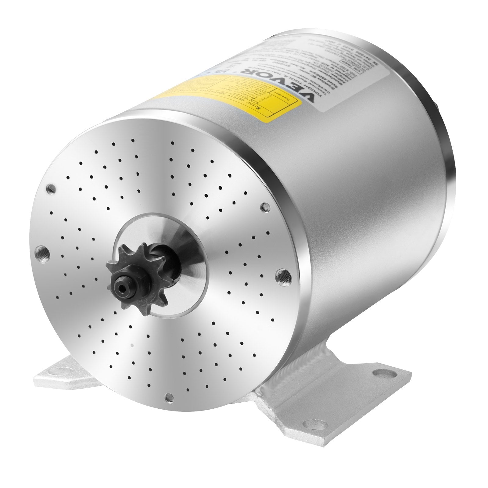 VEVOR 1800W Electric Brushless DC Motor Kit - 48V 4500rpm Motor with Upgraded Speed Controller, Throttle Grip Kit for Go Karts E-Bike Motorcycle Scooter