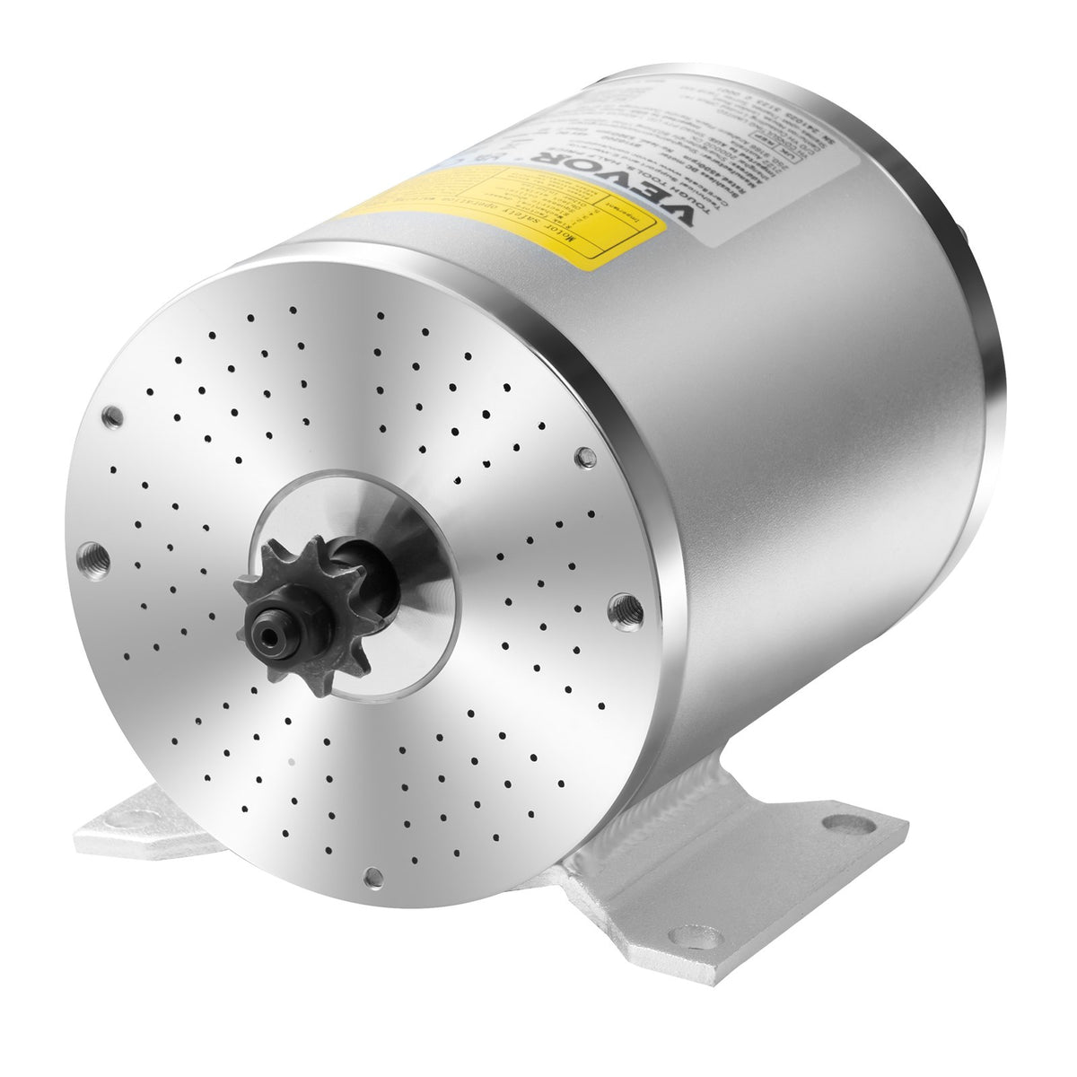 VEVOR 1800W Electric Brushless DC Motor Kit - 48V 4500rpm Motor with Upgraded Speed Controller, Foot Pedal and Throttle Grip Kit for Go Karts E-Bike Motorcycle Scooter