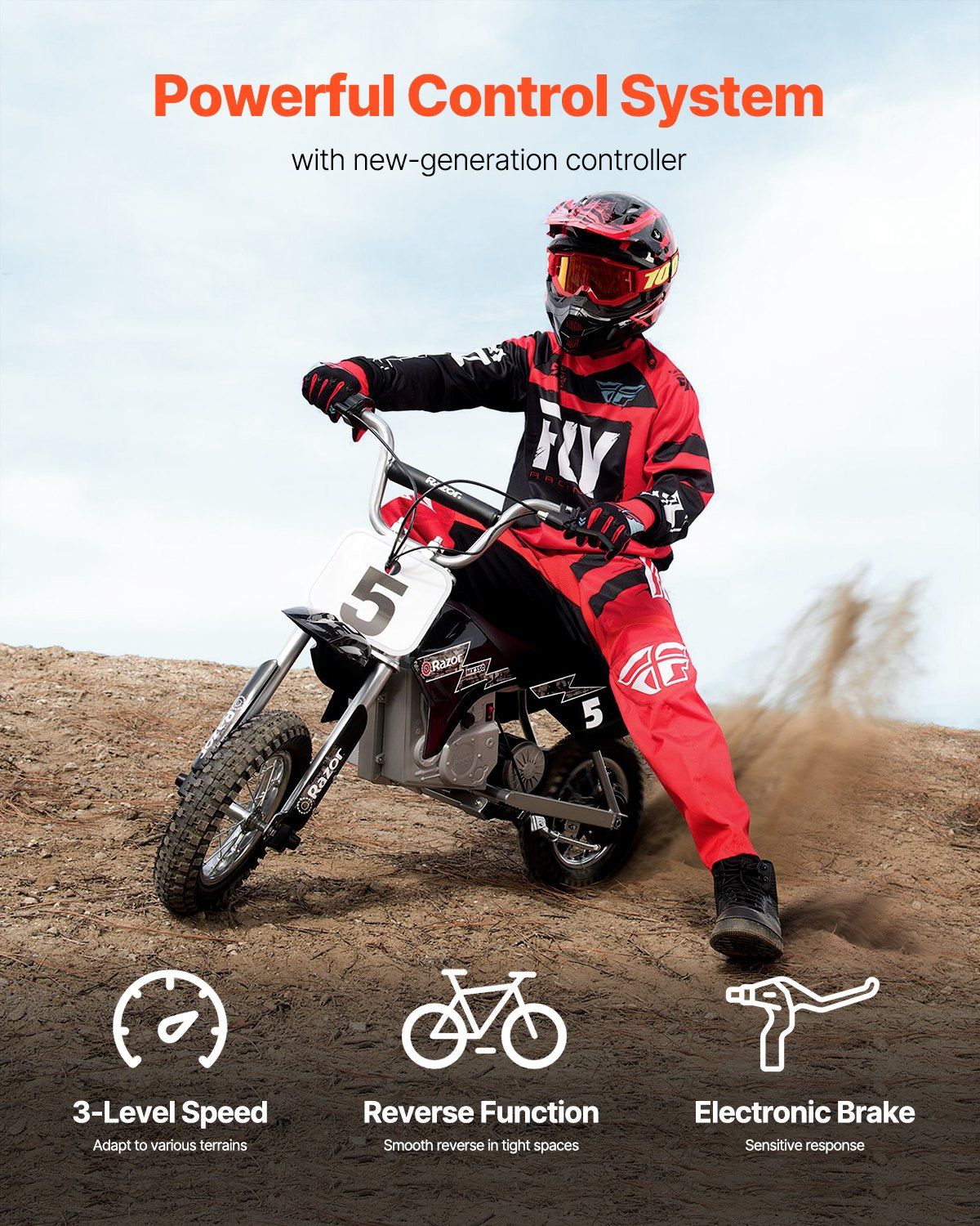 2000W Electric Brushless DC Motor Kit - 48V 4300rpm Motor with Upgraded Speed Controller and Throttle Grip Kit for Go Karts E-Bike Motorcycle Scooter DIY