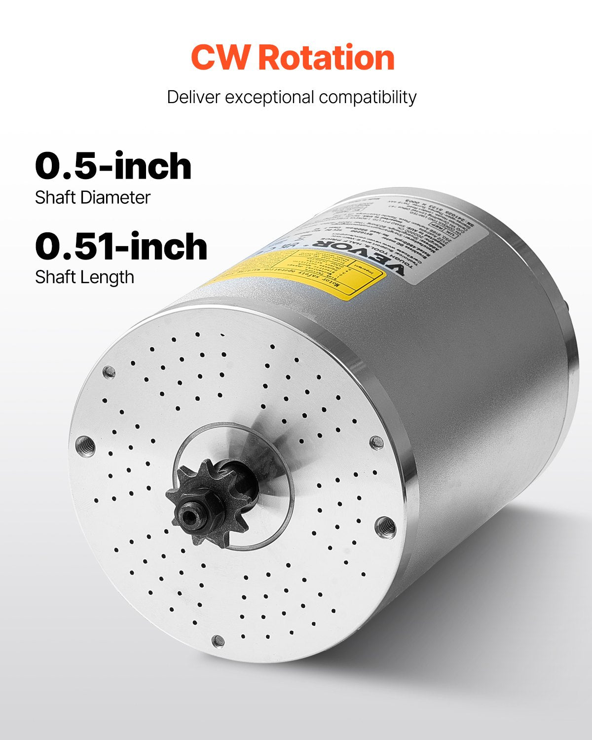 VEVOR 3000W Electric Brushless DC Motor Kit - 72V 4900rpm Motor with Upgraded Speed Controller for Go Karts E-Bike Motorcycle Scooter