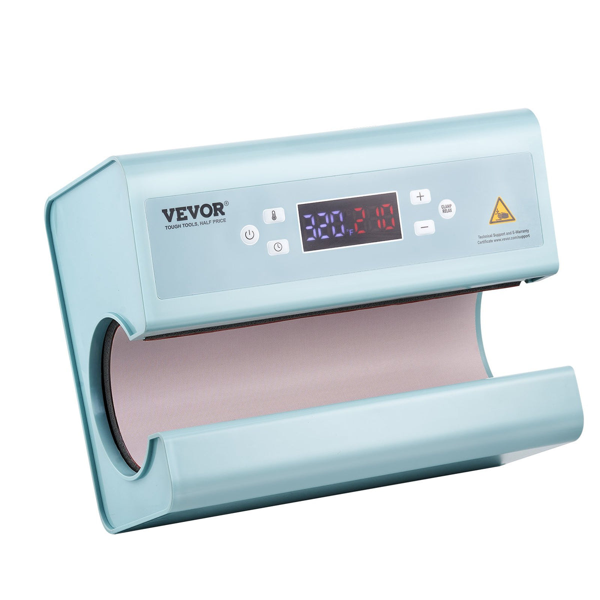 VEVOR Auto Tumbler Heat Press Machine 325-887 ml Sublimation Mug Heat Press Blue