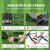 VEVOR Golf Net, 10x7ft All in 1 Practice Net, Indoor Outdoor Home Golf Swing Training, Golf Hitting Aid Net with Target/Turf Mats/Balls/Tee/Golf Club/Bag, for Backyard Driving Chipping, Gift for Men