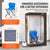 VEVOR Portable Steam Sauna Tent Full Size 1000W Personal Sauna Blanket W/ Chair, 880 x 880 x 1600 mm