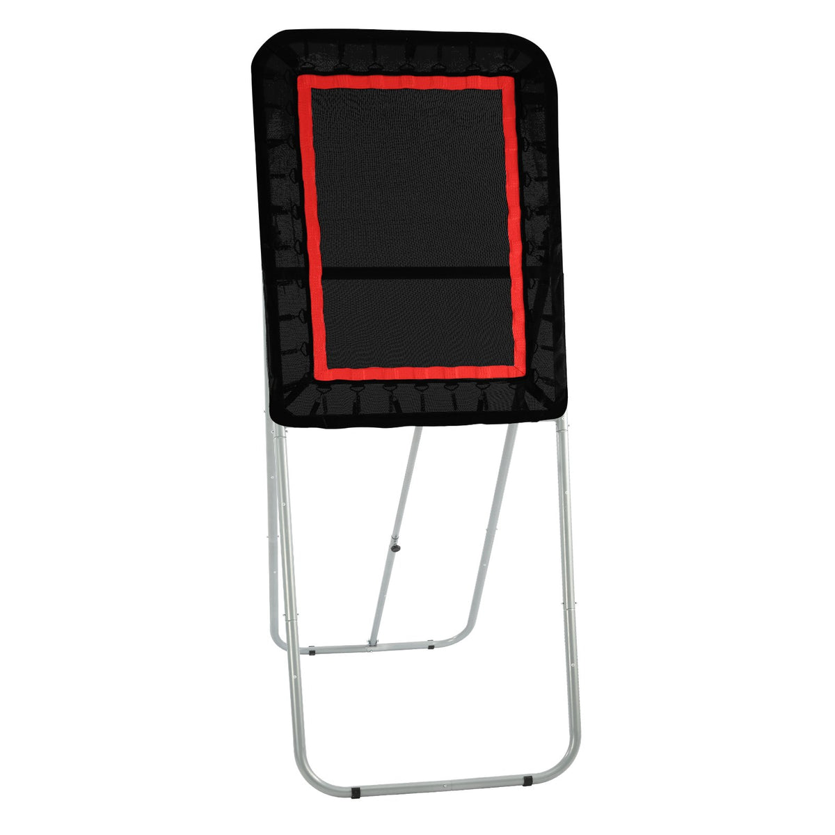 VEVOR Folding Lacrosse Rebounder for Backyard, 3x4 Ft Volleyball Bounce Back Net, Pitchback Throwback Baseball Softball Return Training Screen, Adjustable Angle Shooting Practice Training Wall, Black