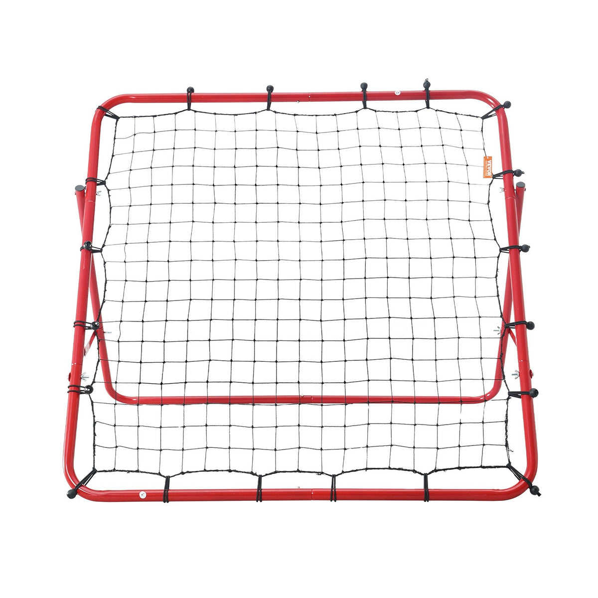 VEVOR Soccer Rebounder Rebound Net, Kick-Back 100x100 cm, Portable Football Training Gifts, Fully Adjustable Angles Goal Net, Aids & Equipment for Kids Teens & All Ages, Easy Set Up & Perfect Storage