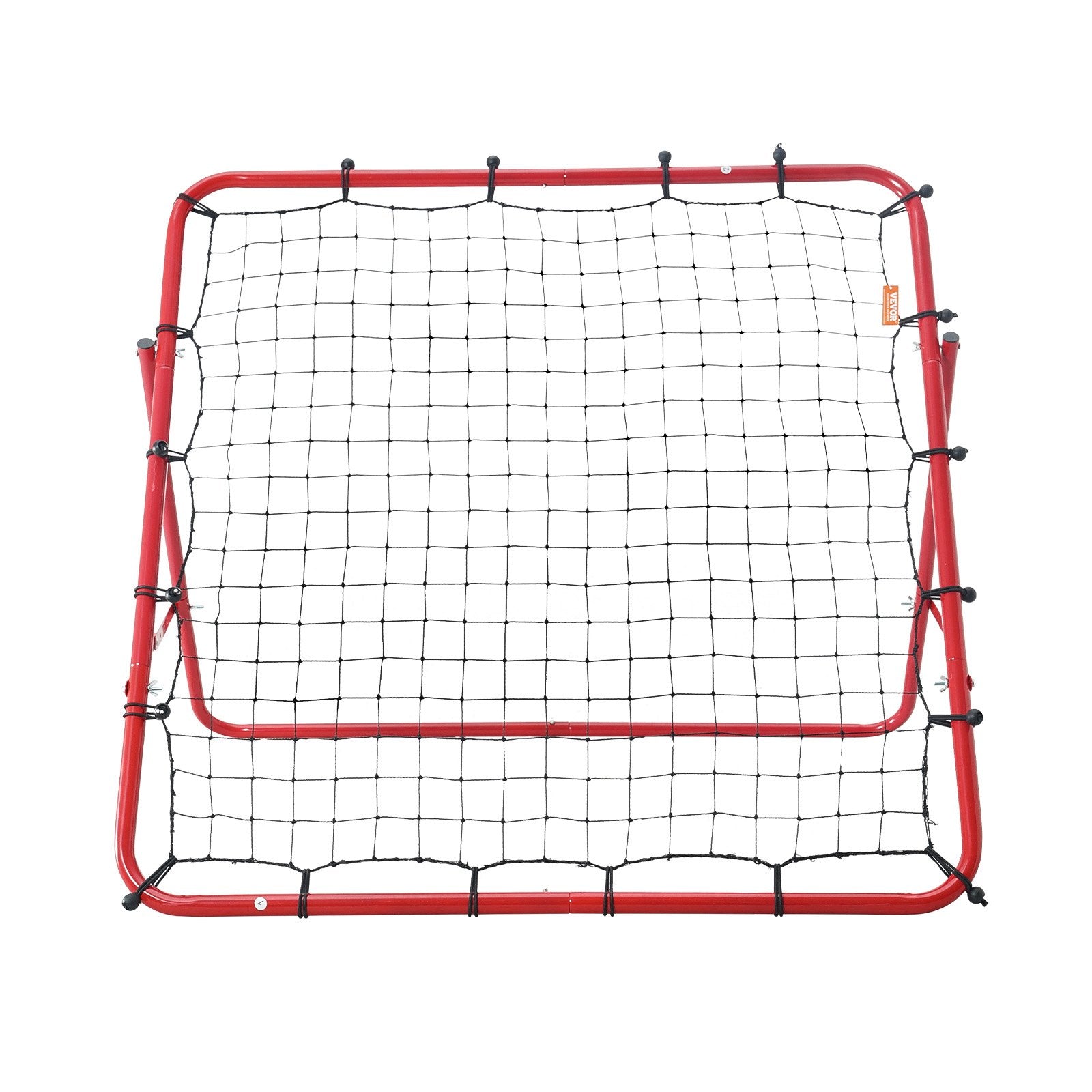 VEVOR Soccer Rebounder Rebound Net, Kick-Back 100x100 cm, Portable Football Training Gifts, Fully Adjustable Angles Goal Net, Aids & Equipment for Kids Teens & All Ages, Easy Set Up & Perfect Storage