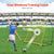 VEVOR 7x7FT Soccer Rebounder Portable Soccer Trainer Net with Portable Bag