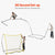 VEVOR 7x7FT Soccer Rebounder Portable Soccer Trainer Net with Portable Bag